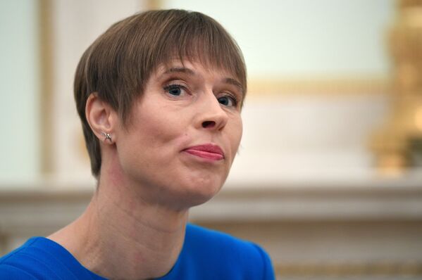 Nuotraukoje: Estijos prezidentė Kersti Kaljulaid. - Sputnik Lietuva