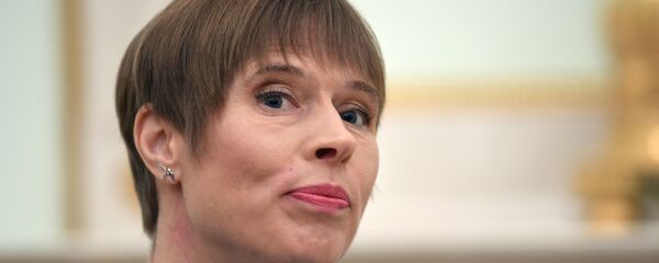 Президент Эстонии Керсти Кальюлайд Президент Эстонии Керсти Кальюлайд - Sputnik Lietuva