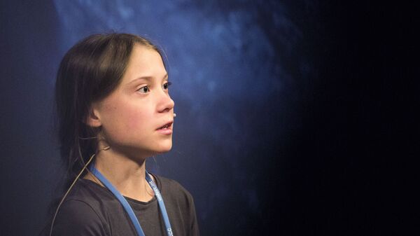 Активистка по климату, шведская школьница Грета Тунберг, архивное фото - Sputnik Lietuva