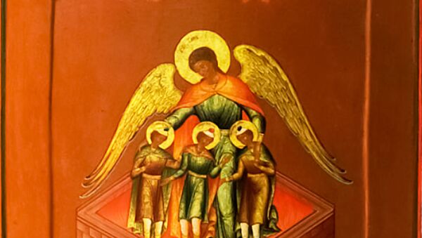 Пророк Даниил и три отрока: Анания, Азария и Мисаил - Sputnik Литва