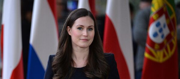 Премьер-министр Финляндии Санна Марин, архивное фото Премьер-министр Финляндии Санна Марин, архивное фото - Sputnik Lietuva
