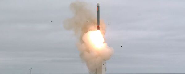 Испытание крылатой ракеты на острове Сан-Николас в Калифорнии, 20 августа 2019 - Sputnik Lietuva