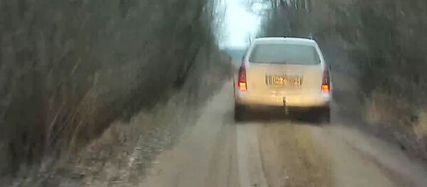 Полицейские ловили пьяного водителя Полицейские ловили пьяного водителя - Sputnik Lietuva