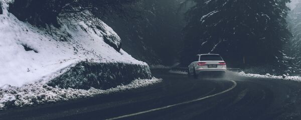 Зимняя дорога, архивное фото - Sputnik Литва