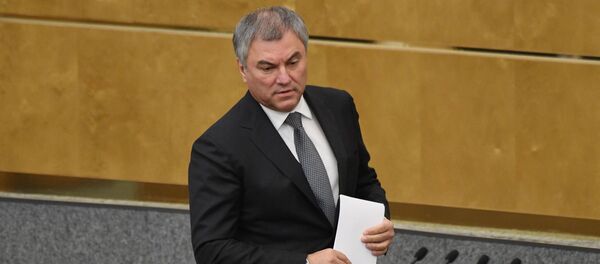 Председатель Государственной Думы РФ Вячеслав Володин, архивное фото - Sputnik Литва