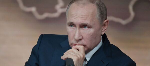 Ежегодная большая пресс-конференция президента РФ Владимира Путина, 19 декабря 2019 года - Sputnik Литва
