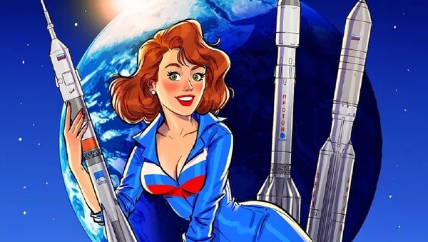 Пин-ап календарь для Роскосмоса: Let`s go to space - Sputnik Lietuva