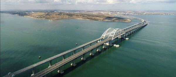 Ketveri metai per 150 sekundžių: vaizdo įrašas apie Krymo tilto statybas Ketveri metai per 150 sekundžių: vaizdo įrašas apie Krymo tilto statybas - Sputnik Lietuva