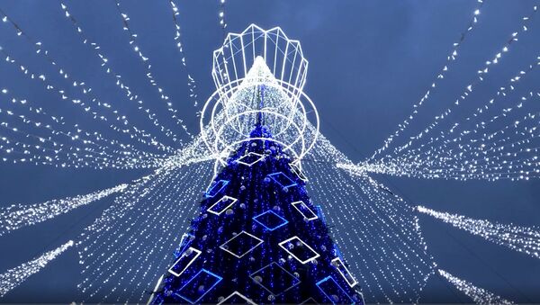 Sputnik Литва записал видеопоздравления около главной елки Вильнюса - Sputnik Литва