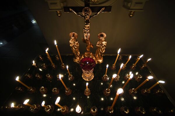 Рождество Христово в городах России, архивное фото - Sputnik Литва