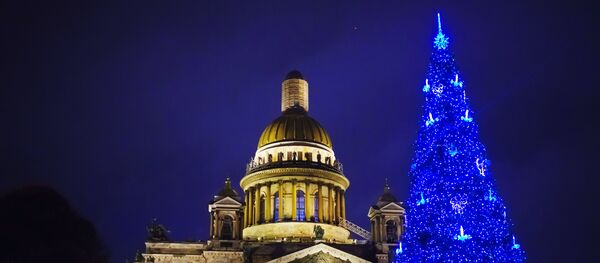 Рождество Христово в городах России, архивное фото - Sputnik Литва