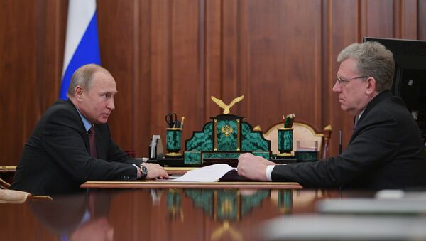Президент РФ В. Путин встретился с главой Счетной палаты А. Кудриным - Sputnik Lietuva