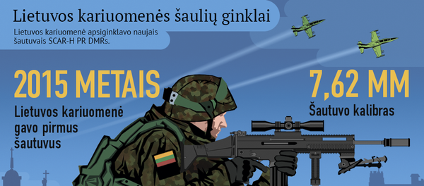 Lietuvos kariuomenės šaulių ginklai Lietuvos kariuomenės šaulių ginklai - Sputnik Lietuva