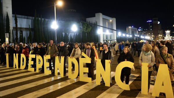 Katalonijoje vyko referendumas dėl nepriklausomybės - Sputnik Lietuva