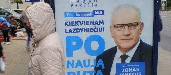 Трудовик Йонас Пинскус обещает Каждому жителю Лаздинай (м-р Вильнюса) по новой квартире - Sputnik Литва