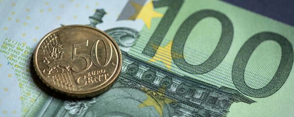 Купюры и монеты Европейского союза, архивное фото - Sputnik Литва