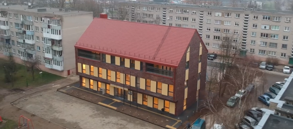 Мэрия Клайпеды показала на видео реконструкцию филиала библиотеки имени Канта - Sputnik Lietuva