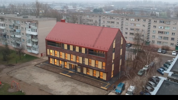 Мэрия Клайпеды показала на видео реконструкцию филиала библиотеки имени Канта - Sputnik Литва
