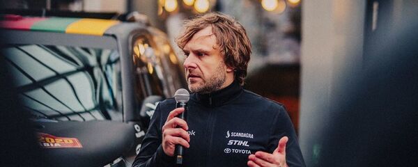 Пилот ралли Дакар Бенедиктас Ванагас, архивное фото Пилот ралли Дакар Бенедиктас Ванагас, архивное фото - Sputnik Литва