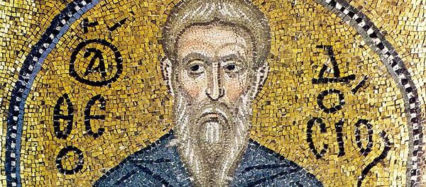 Преподобный Феодосий Великий, общих житий начальник Преподобный Феодосий Великий, общих житий начальник - Sputnik Литва