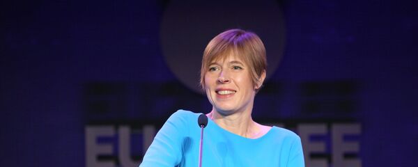 Президент Эстонии Керсти Кальюлайд, архивное фото - Sputnik Литва