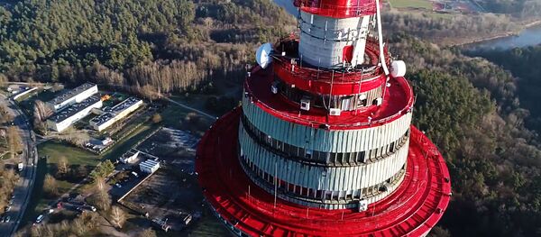 На Вильнюсской телебашне установили камеры - Sputnik Литва