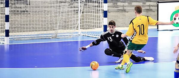 Играет сборгая Литвы по футзалу, архивное фото Играет сборгая Литвы по футзалу, архивное фото - Sputnik Литва