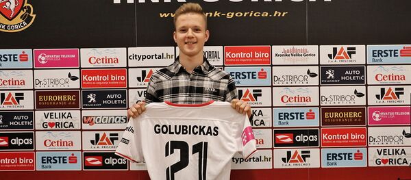 Литовский нападающий Паулюс Голубицкас перешел в хорватский клуб Горица - Sputnik Литва