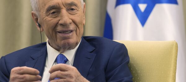Экс-президент Израиля Шимон Перес - Sputnik Lietuva