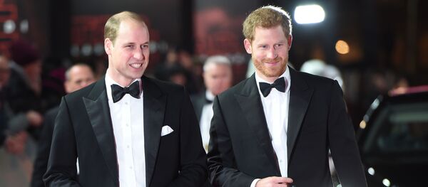 Британские принцы Уильям и Гарри, 12 декабря 2017 года - Sputnik Литва
