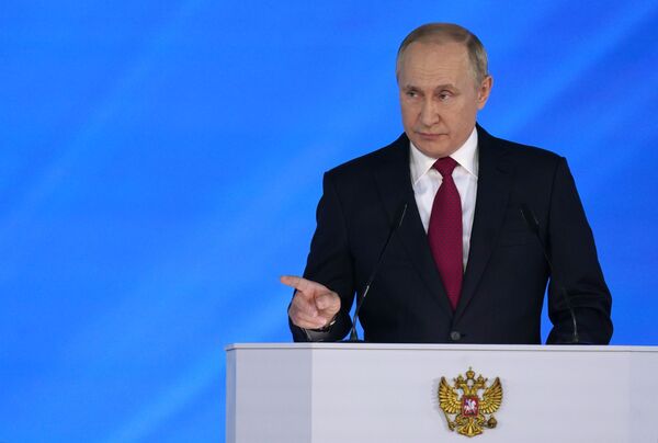 Об изменении Конституции, кабмине и месте РФ в мире: темы послания Путина Об изменении Конституции, кабмине и месте РФ в мире: темы послания Путина - Sputnik Литва