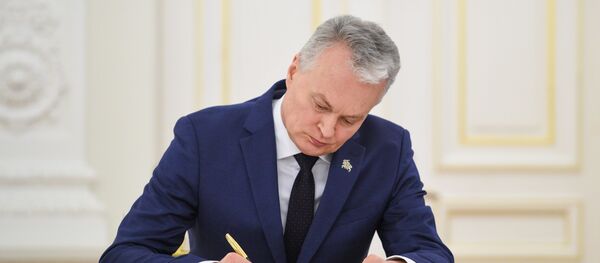 Президент Литвы Гитанас Науседа, архивное фото Президент Литвы Гитанас Науседа, архивное фото - Sputnik Литва