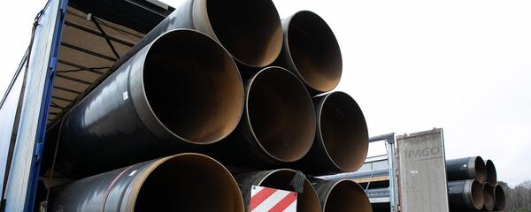 Трубы для литовско-польского газопровода GIPL - Sputnik Литва