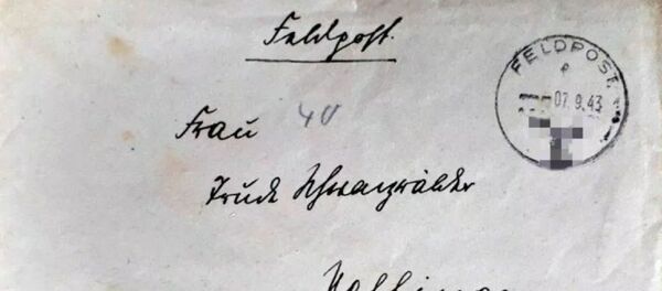 Antrojo pasaulinio karo metu parašytas vokiečių kareivio laiškas, rastas Tverės srityje Antrojo pasaulinio karo metu parašytas vokiečių kareivio laiškas, rastas Tverės srityje - Sputnik Lietuva