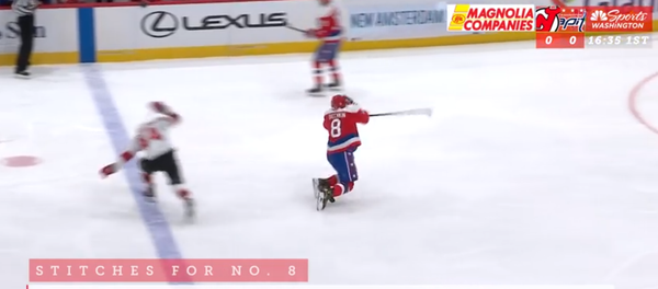 Хоккеисту Овечкину разбили лицо клюшкой в матче НХЛ - Sputnik Литва