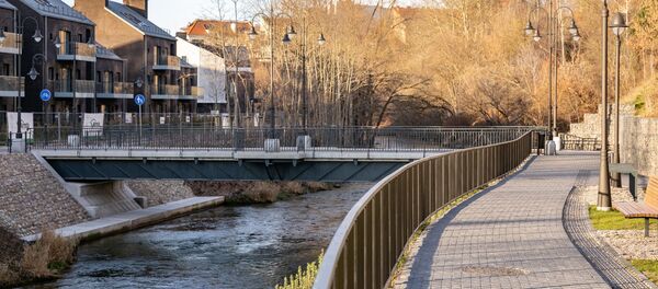 Naujas pėsčiųjų tiltas Vilniuje Naujas pėsčiųjų tiltas Vilniuje - Sputnik Lietuva