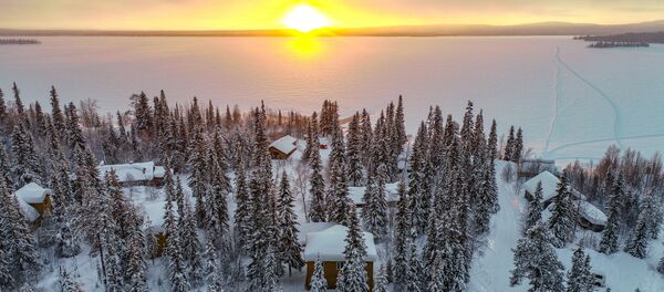 Закат в Лапландском заповеднике Закат в Лапландском заповеднике - Sputnik Lietuva