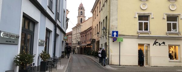 Вильнюс, Старый город, улица Савичаус, архивное фото - Sputnik Литва