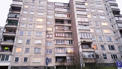 Многоэтажный дом в Висагинас, архивное фото