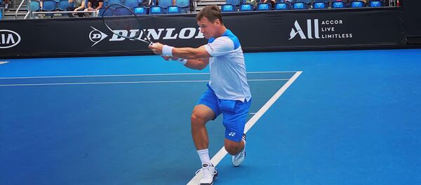 Литовский теннисист на турнире Большого шлема - Australian Open в Мельбурне, 20 января 2020 года Литовский теннисист на турнире Большого шлема - Australian Open в Мельбурне, 20 января 2020 года - Sputnik Литва