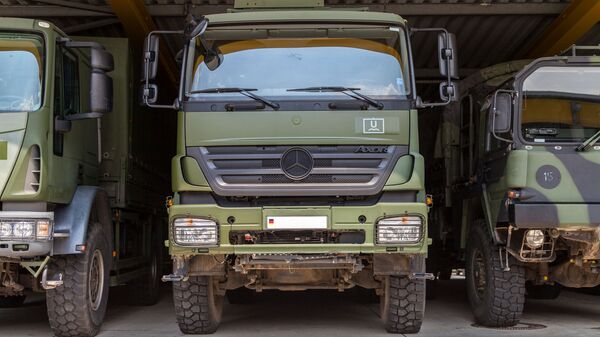 Военный грузовик AROCS, архивное фото - Sputnik Литва