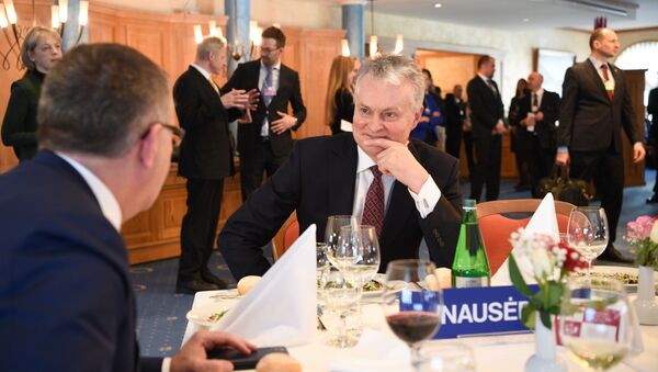  Gitanas Nausėda Pasaulio ekonomikos forume Davose, 2019 m. sausio 21 d. - Sputnik Lietuva