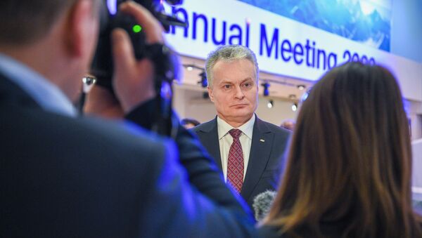 Президент Литвы на Всемирном экономическом форуме в Давосе - Sputnik Lietuva