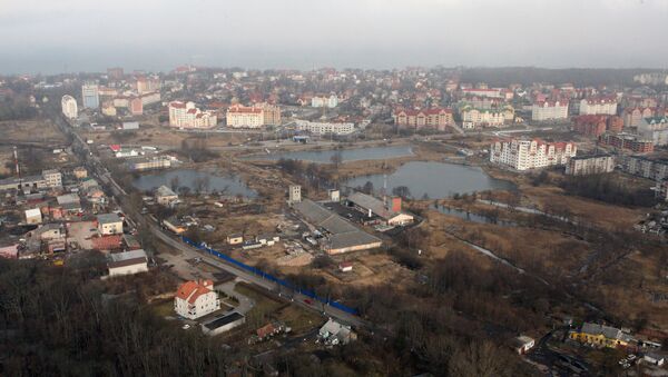 Вид на город Зеленоградск в Калининградской области - Sputnik Литва