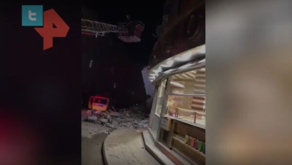 В Сети появилось видео последствий землетрясения в Турции - Sputnik Литва
