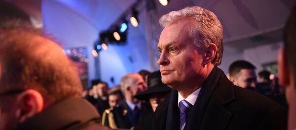 Президент Литовской Республики Гитанас Науседа в Польше на памятных мероприятиях по освобождению Освенцима, 27 января 2020 года - Sputnik Литва
