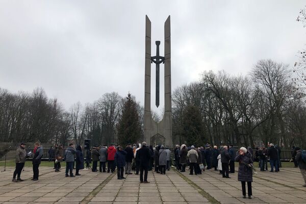 Митинг, посвященный 75-летнему освобождению Клайпеды - Sputnik Lietuva
