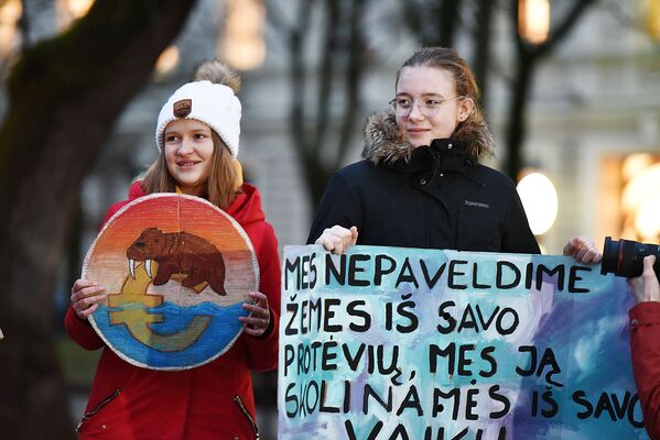 Земля – наш дом: митинг в защиту экологии в Вильнюсе - Sputnik Литва