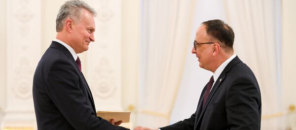 Президент Литвы Гитанас Науседа принял верительные грамоты посла США Роберта Гилкриста, 4 февраля 2020 года - Sputnik Литва