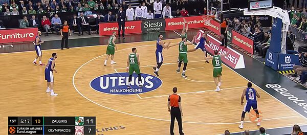 Жальгирис Каунас - Олимпиакос Пирей Основные моменты - Sputnik Литва